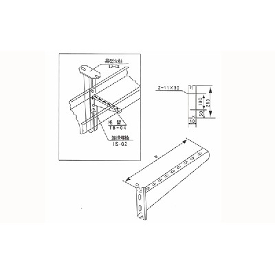 a bracket arm YXTQJ-TB-04